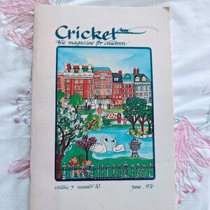 VTG 1976 Cricket Magazine June Issue Vol 3 No 10 Children’s Magazine Education